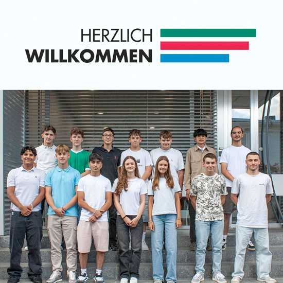 Gruppenbild der neuen Lernenden